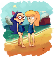 artist:dogma artist:haich fiona_munson kid_vs._kat millie_burtonburger // 849x898 // 603KB