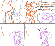 artist:weaver comics finnick nick_wilde zootopia // 800x671 // 169KB