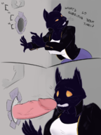 artist:stupidgnoll bast caturday comics dc glory_hole // 895x1194 // 438KB