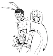 artist:redfred casey_jones playboy_bunny teenage_mutant_ninja_turtles // 1803x1908 // 471KB