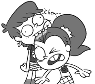 artist:skeluigi luan_loud luna_loud the_loud_house // 542x482 // 15KB
