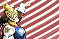 artist:mr._jellybeans dexter's_laboratory justice_friends major_glory // 1800x1200 // 186KB