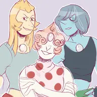 blue_pearl ed_edd_n_eddy kanker_sisters lee_kanker marie_kanker may_kanker pearl steven_universe yellow_pearl // 1100x1100 // 788KB