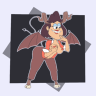 demon_form parody presenting rita_loud the_loud_house // 2048x2048 // 711KB