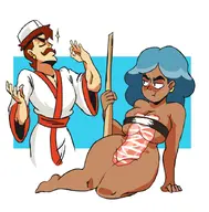 artist:baryl masters_of_the_universe mermista nude seahawk she-ra_and_the_princesses_of_power // 875x889 // 125KB