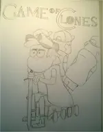 dipper_clones dipper_pines game_of_thrones gravity_falls // 794x1017 // 49KB