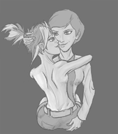 ass_grab june_darby miko_nakadai topless transformers // 600x681 // 150KB