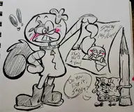 artist:smoke ms._co_2025 sandy_cheeks spongebob_squarepants spongebob_squarepants_(series) // 3275x2739 // 528KB