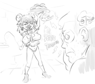 artist:terrible_the_drawfag body_bags brenda cosplay dark_horse panda_delgado perfect_hair_forever // 742x656 // 174KB