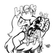 amethyst artist:yoto crossovers pizza_steve steven_universe uncle_grandpa_(series) // 800x770 // 340KB