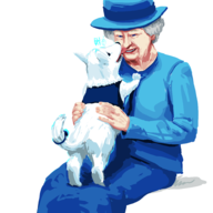 coc artist:deidatvm blue_lantern crossovers dc hope_corgi lantern_corps queen_elizabeth_ii // 4001x4001 // 1.5MB