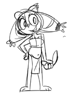 dooks sonic_boom sonic_the_hedgehog_(series) sticks_the_badger // 856x1039 // 247KB