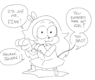 artist:akunim chen fink ok_ko!_let's_be_heroes parody touhou_project // 880x741 // 106KB