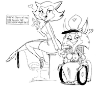 artist:dbaru carmen pamela_bondani patrol_03 presenting topless // 1131x1013 // 375KB