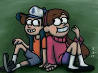 artist:lhk dipper_pines gravity_falls mabel_pines // 1280x960 // 183KB