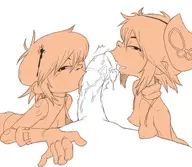 artist:splooge cyborg_noodle fellatio gorillaz noodle // 637x554 // 188KB