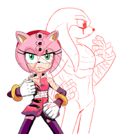 amy_rose giorno_giovanna gold_experience jojo's_bizarre_adventure knuckles_the_echidna parody sonic_boom sonic_the_hedgehog_(series) // 815x900 // 297KB