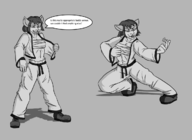 artist:d8 bandai_namco captain_amelia cosplay disney hwoarang tekken treasure_planet // 1231x895 // 121KB