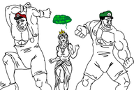 bruce_banner cosplay having6 hulk luigi mario marvel princess_peach red_hulk she-hulk super_mario thunderbolt_ross // 2029x1359 // 773KB