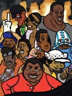 artist:spiceman basil_hawkins bill buvky capone_bege cosplay dumb_donald eustass_kid fat_albert fat_albert_and_the_cosby_kids jewelry_bonney killer monkey_d._luffy mushmouth one_piece rudy russell scratchmen_apoo trafalgar_d._water_law urouge weird_harold x_drake // 2992x4000 // 1.7MB