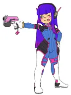 artist:gfd cosplay d.va glitch_techs miko_kubota overwatch // 800x1072 // 116KB