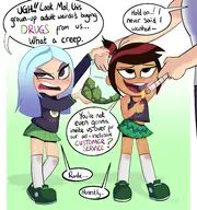 andrea_davenport artist:vdk molly_mcgee the_ghost_and_molly_mcgee // 3983x4239 // 1.5MB