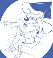 artist:chadrocco jean_tasmanian_devil looney_tunes taz-mania // 1110x1210 // 521KB