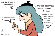 artist:ian_comics crossovers hilda hilda_(series) ms._co_2021 sandy_cheeks spongebob_squarepants_(series) // 1296x864 // 178KB