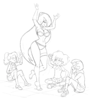 amphibia anne_boonchuy crossovers danny_phantom desiree marcy_wu sasha_waybright // 1798x1922 // 1.0MB