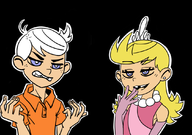 lincoln_loud lola_loud parody the_coffin_of_andy_and_leyley the_loud_house // 1082x762 // 327KB