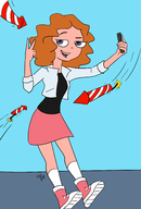 melissa_chase milo_murphy's_law phitzi selfie zeigram_(colors) // 2362x3496 // 869KB