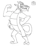 artist:anthropolog_itr disney mulan mushu // 754x929 // 148KB