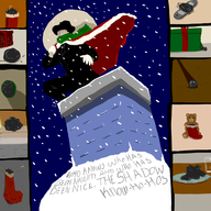 artist:terrible_the_drawfag christmas the_shadow // 1200x1200 // 407KB