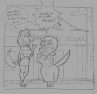 artist:dbaru caturday counting_cougar mrs._katswell tuff_puppy // 1262x1224 // 523KB