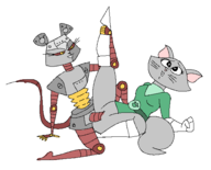 artist:spicygook commander_clark lieutenant_kitty panther vaginal // 554x446 // 21KB