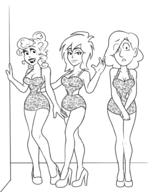 artist:hopethishelps blondie blondie_bumstead crossovers hilda_(series) johanna mother_up! rudi_wilson // 1559x1948 // 752KB