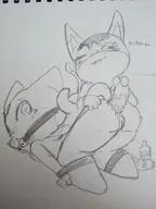 anal animal_crossing artist:vono bondage crossovers dildo katia_managan kitty_(animal_crossing) prequel // 1200x1600 // 250KB