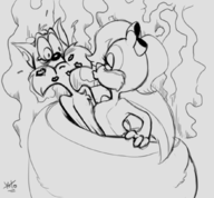 artist:yoto fifi_la_fume furball looney_tunes tiny_toon_adventures // 1041x966 // 451KB