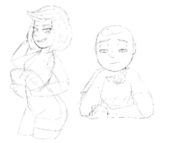 artist:smeet charlie_brown peanuts peppermint_patty // 2604x2160 // 335KB