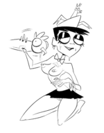 artist:herny invader_zim maria // 1000x1284 // 316KB