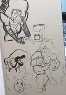 cd centipeetle garnet lion ruby sapphire steven_universe // 450x640 // 130KB