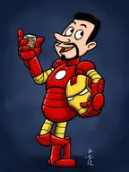 artist:lhk iron_man marvel parody tony_stark // 960x1280 // 181KB