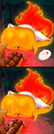 adventure_time artist:incogneato comics flame_princess // 750x1875 // 958KB