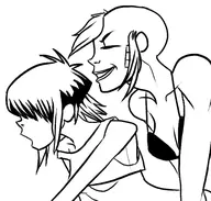 crossovers gorillaz noodle tank_girl // 603x576 // 141KB