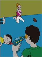 album_art beth_smith black_flag family_man jerry_smith morty_smith parody rick_and_morty summer_smith // 526x700 // 63KB