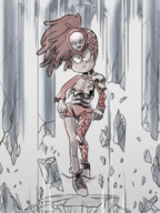 jojo's_bizarre_adventure kaze_fukeba_nanashi king_crimson lynn_loud_jr. parody the_loud_house // 750x1000 // 1.1MB