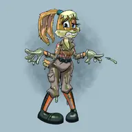 artist:carelessdoodler cosplay ghostbusters lola_bunny looney_tunes the_looney_tunes_show // 750x750 // 283KB