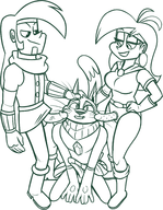 artist:redout bottomless cattus_the_one_blade caturday dildo mighty_magiswords prohyas_warrior vambre_warrior // 2053x2640 // 1.8MB