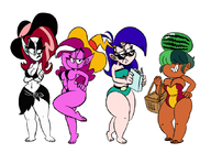 artist:baryl füd mighty_magiswords morbidia vambre_warrior witchy_simone zeigram_(colors) // 850x616 // 230KB