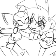 artist:xj_0_ crossovers drossel_von_flugel fireball jenny_wakeman my_life_as_a_teenage_robot xj-9 // 2000x2000 // 1.4MB